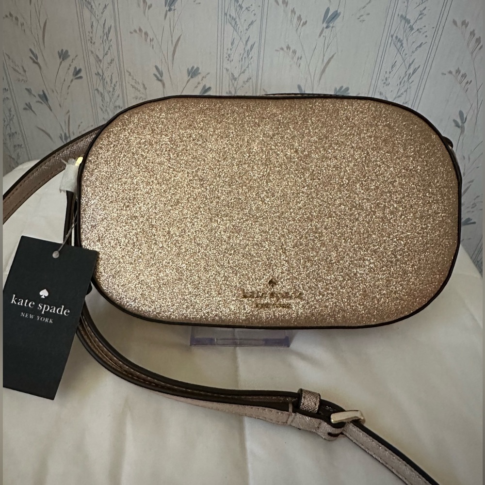 Kate Spade Glitter Gold Crossbody